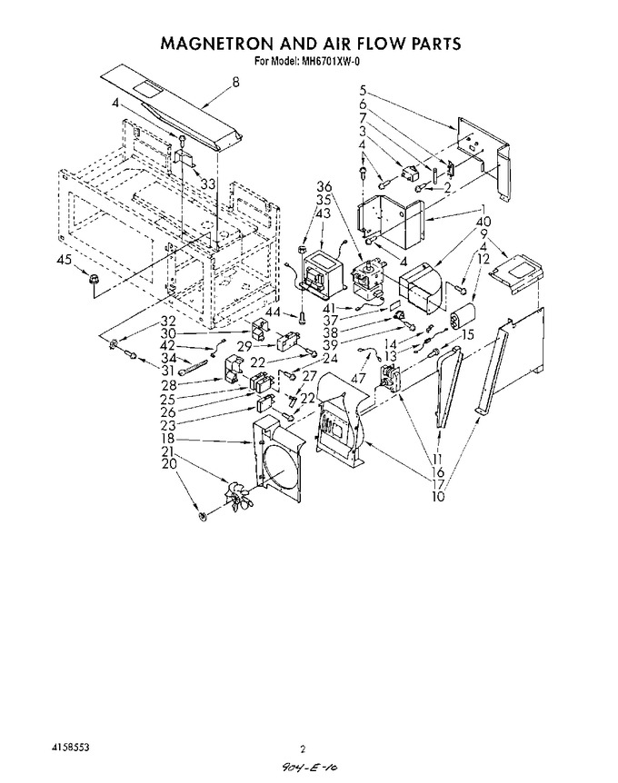 Diagram for MH6701XW0