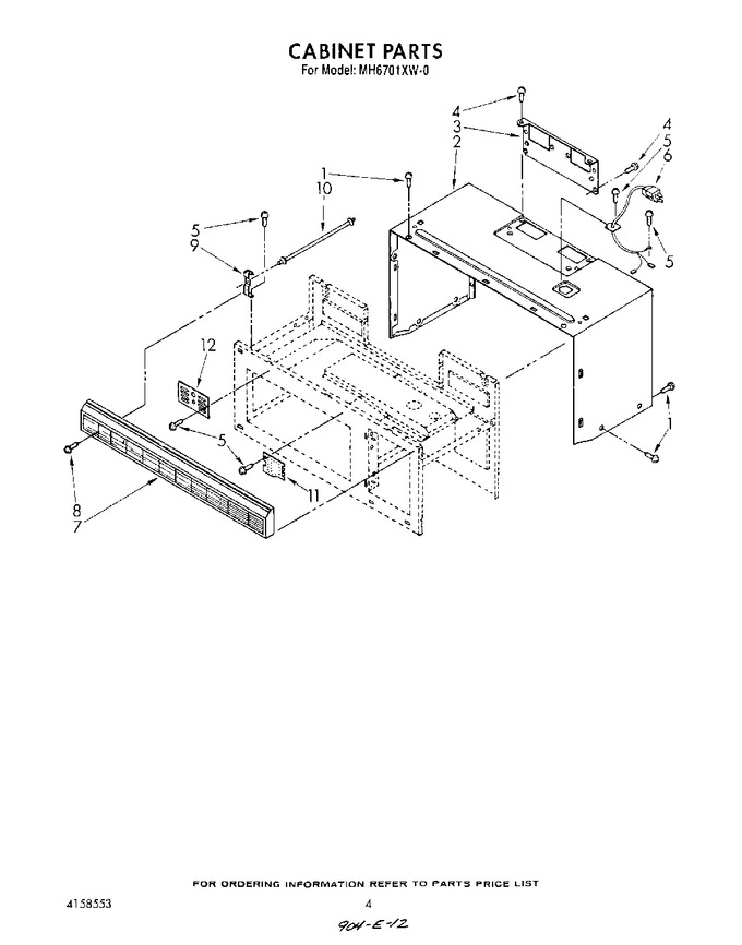 Diagram for MH6701XW0