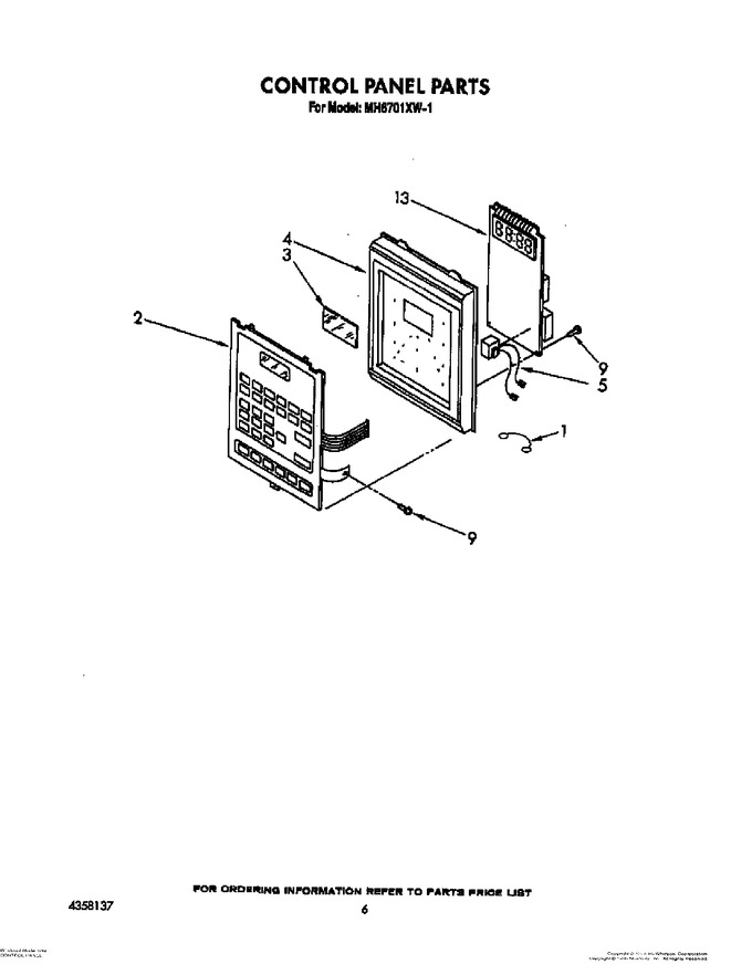 Diagram for MH6701XW1