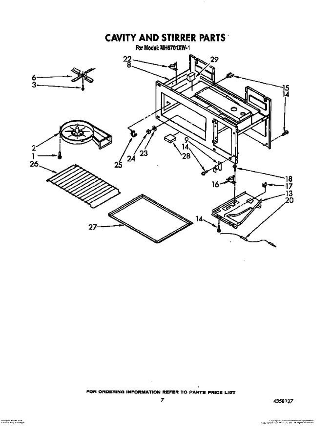Diagram for MH6701XW1