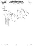 Diagram for 01 - Control Panel Parts