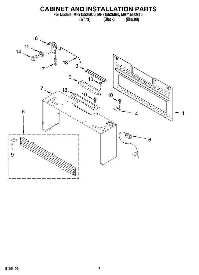 Diagram for MH7155XMT0