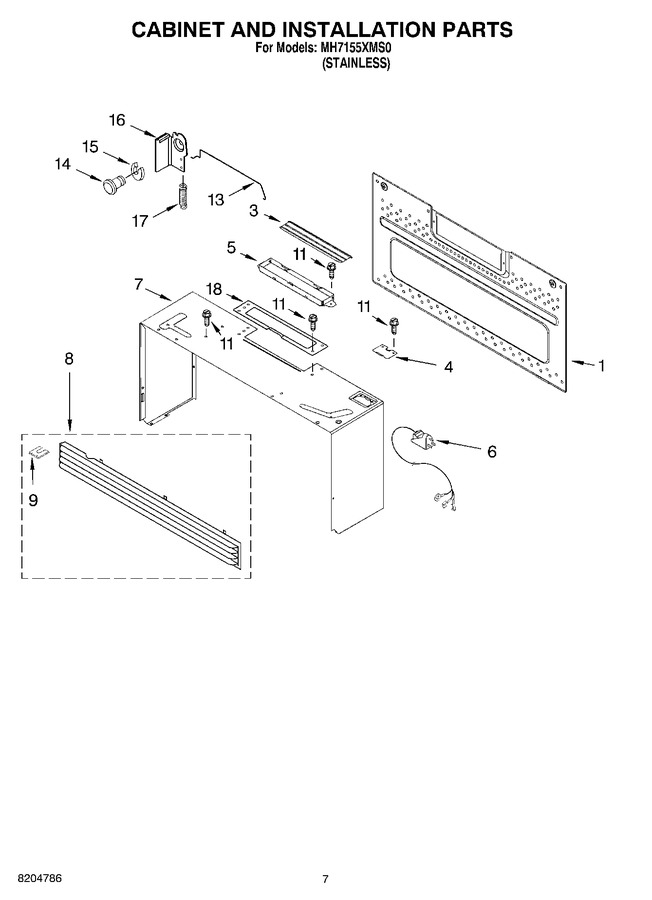 Diagram for MH7155XMS0