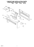 Diagram for 06 - Cabinet And Installation Parts