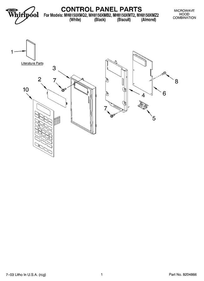 Diagram for MH8150XMQ2