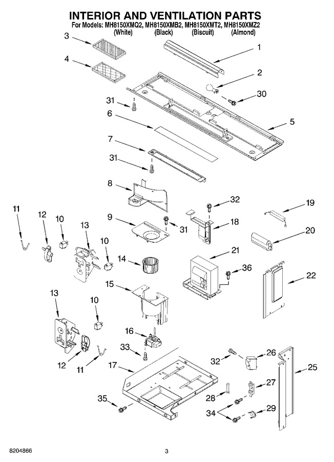 Diagram for MH8150XMB2