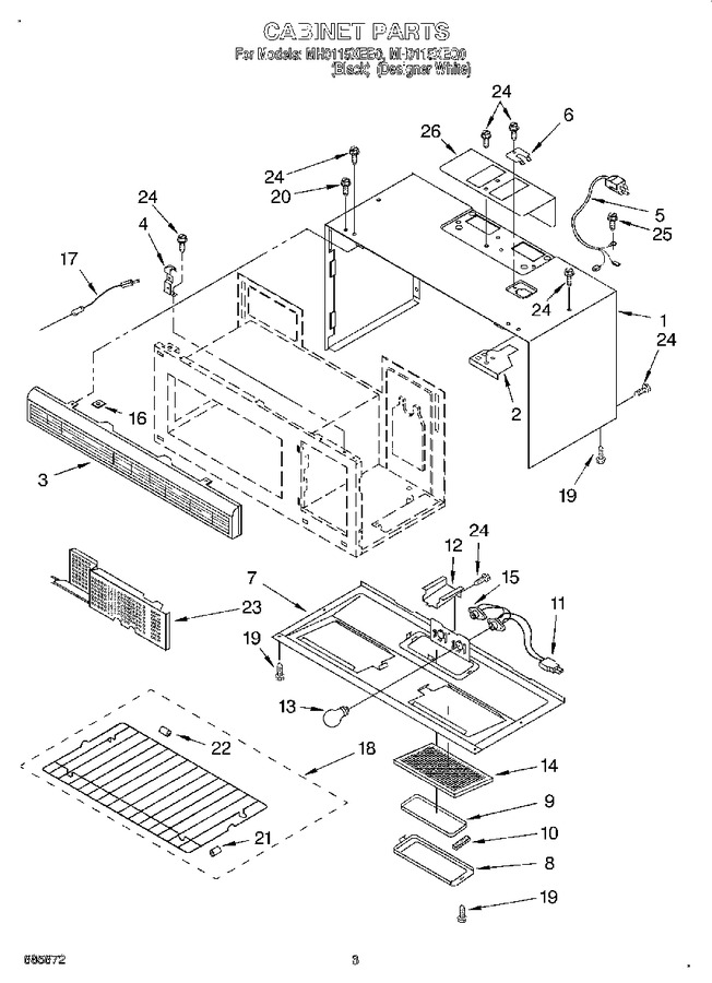 Diagram for MH9115XEB0