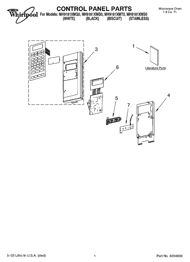 Diagram for MH9181XMS0
