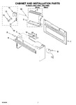 Diagram for 06 - Cabinet And Installation Parts
