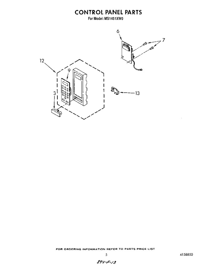 Diagram for MS1451XW0