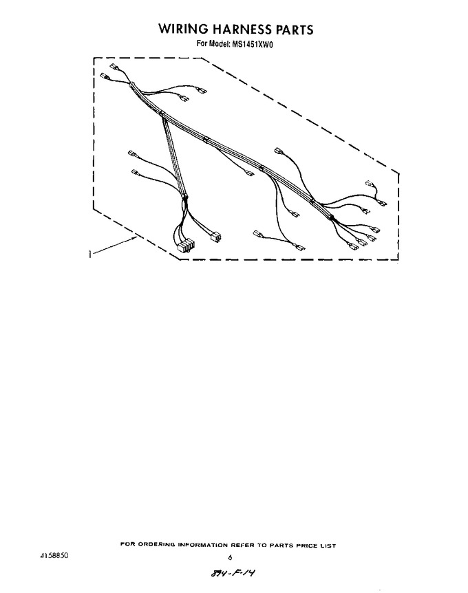 Diagram for MS1451XW0