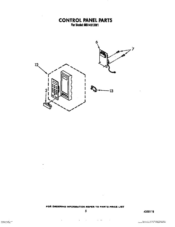 Diagram for MS1451XW1
