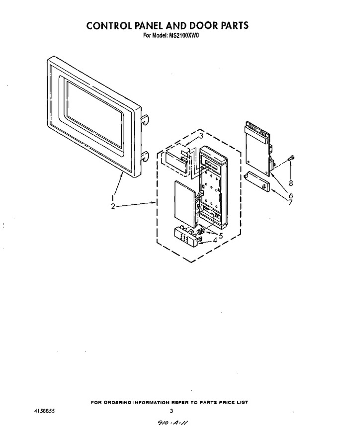 Diagram for MS2100XW0