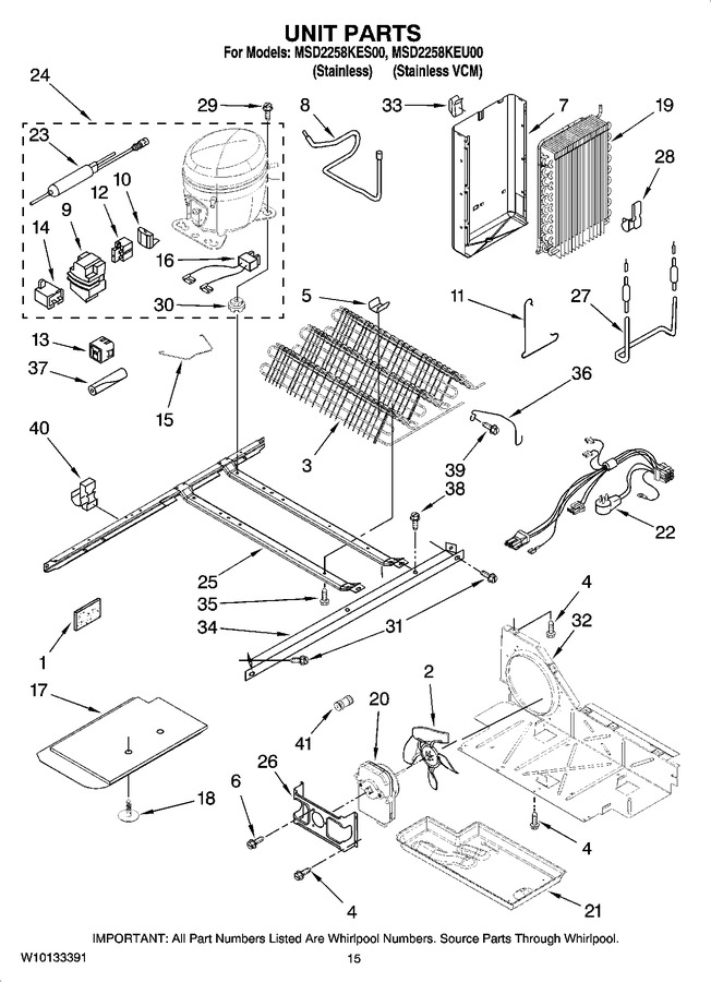 Diagram for MSD2258KES00