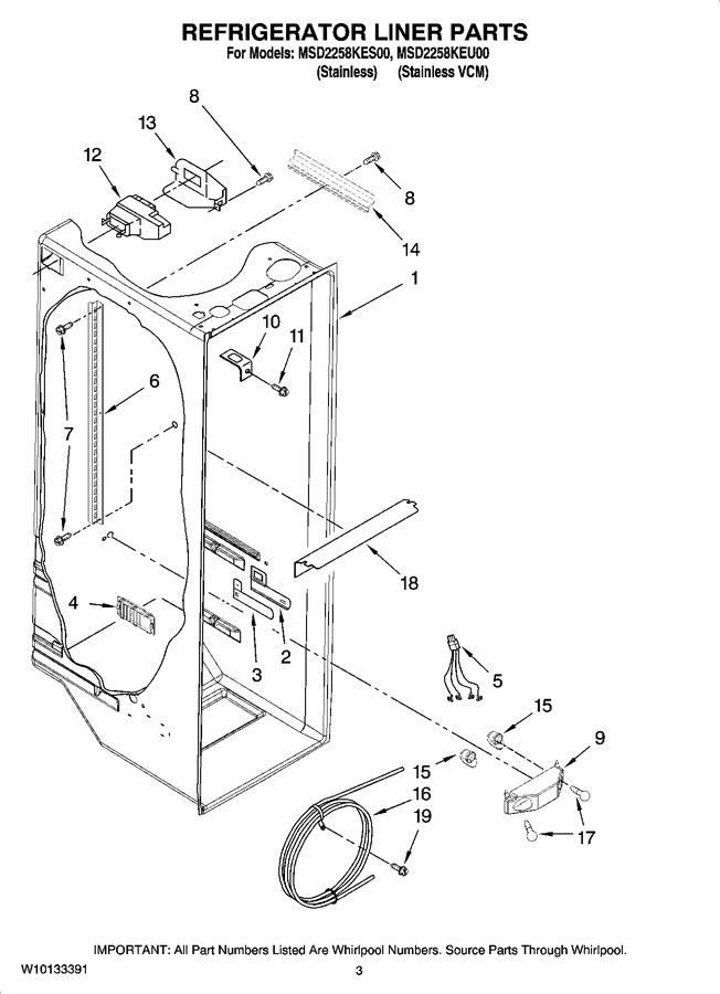 Diagram for MSD2258KES00