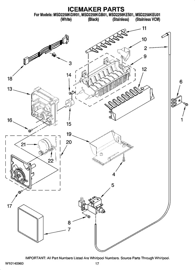 Diagram for MSD2258KES01