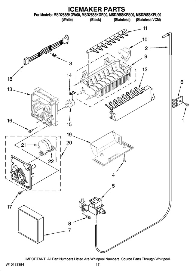 Diagram for MSD2658KES00