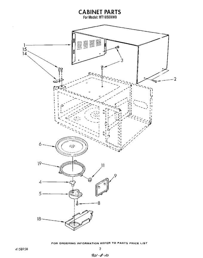 Diagram for MT1850XW0