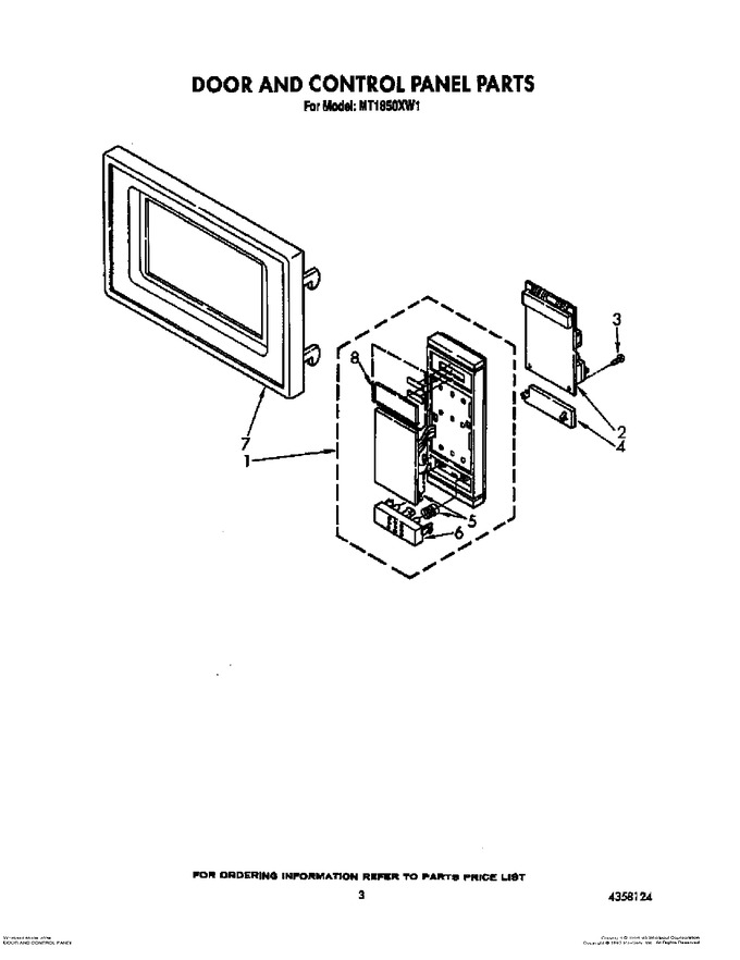 Diagram for MT1850XW1