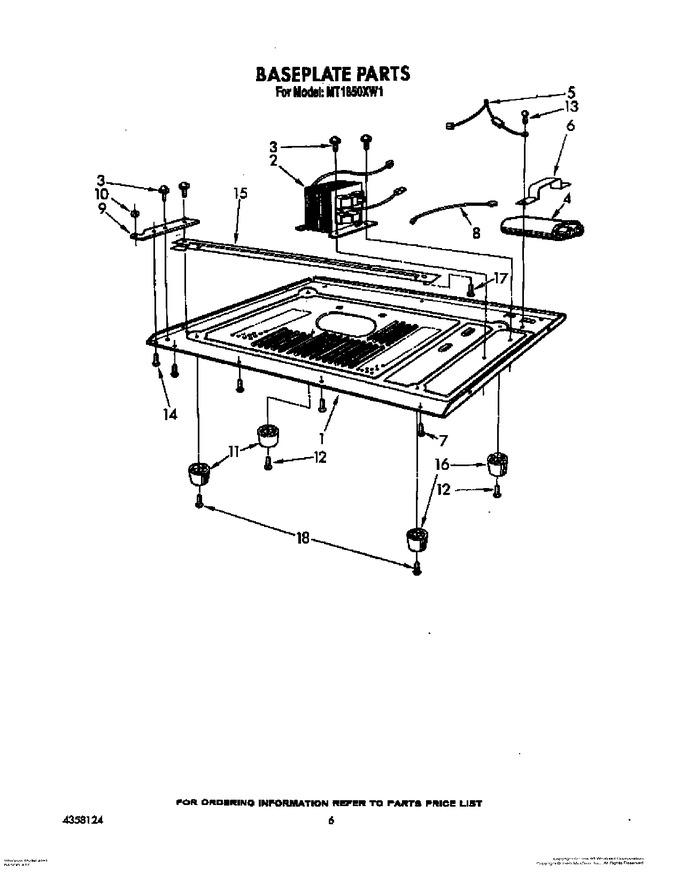 Diagram for MT1850XW1