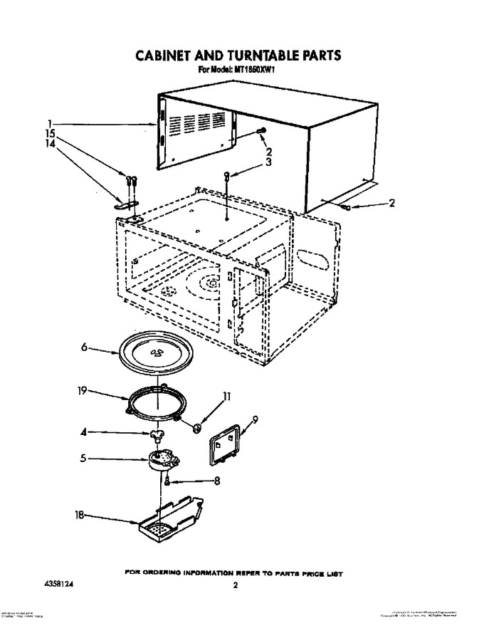 Diagram for MT1850XW1