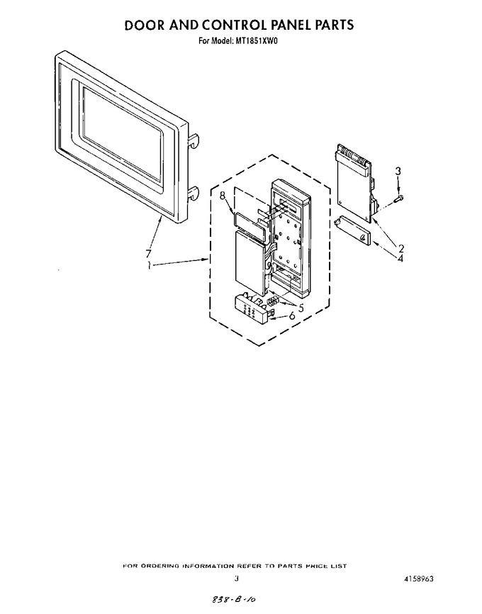 Diagram for MT1851XW0