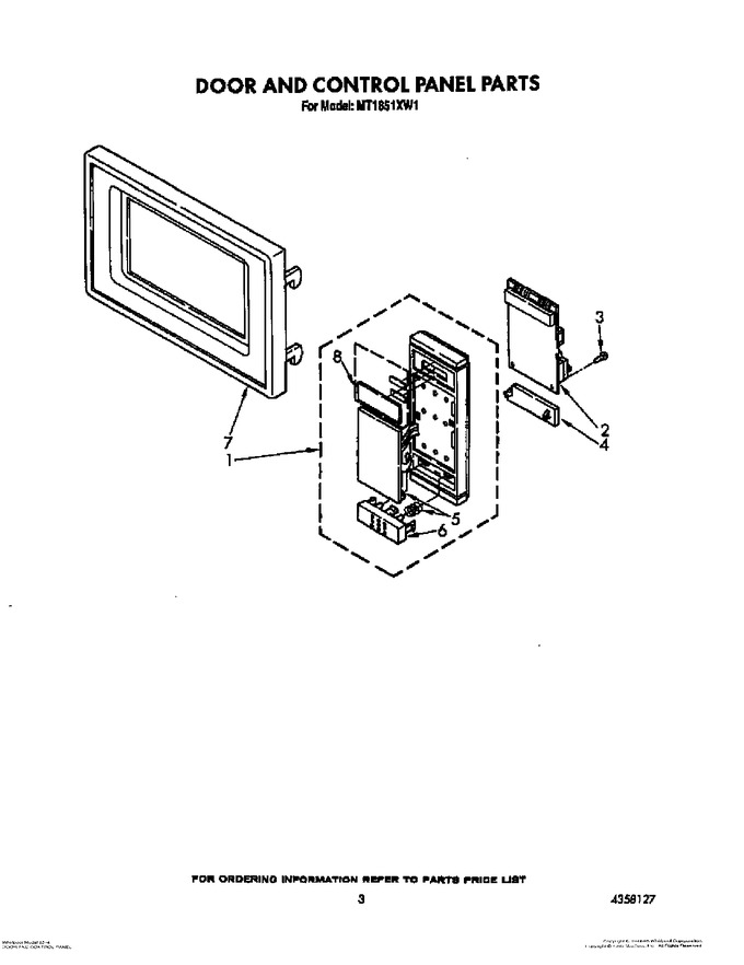 Diagram for MT1851XW1