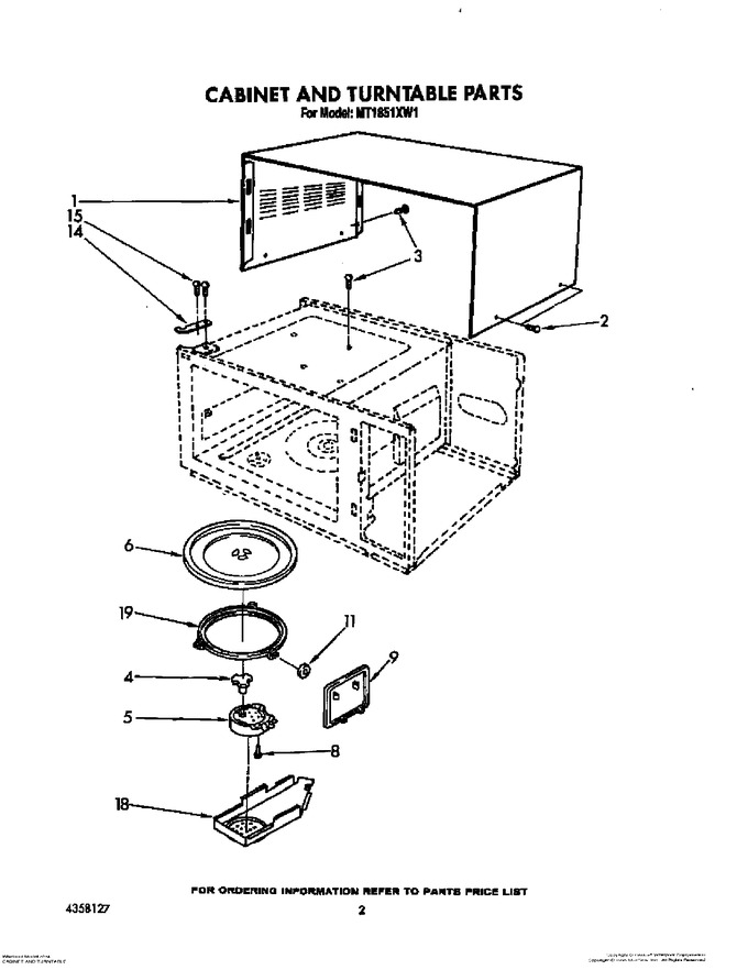 Diagram for MT1851XW1