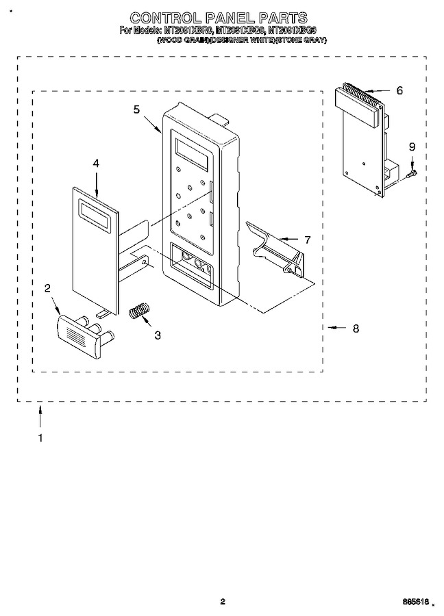 Diagram for MT2081XBR0
