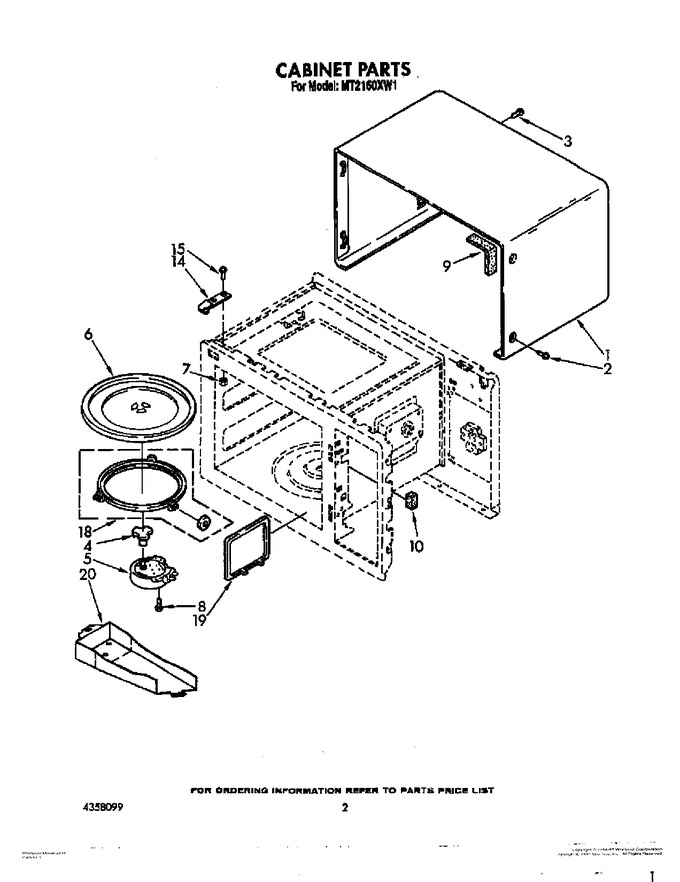 Diagram for MT2150XW1