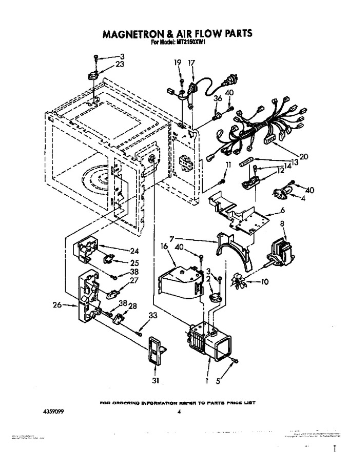 Diagram for MT2150XW1