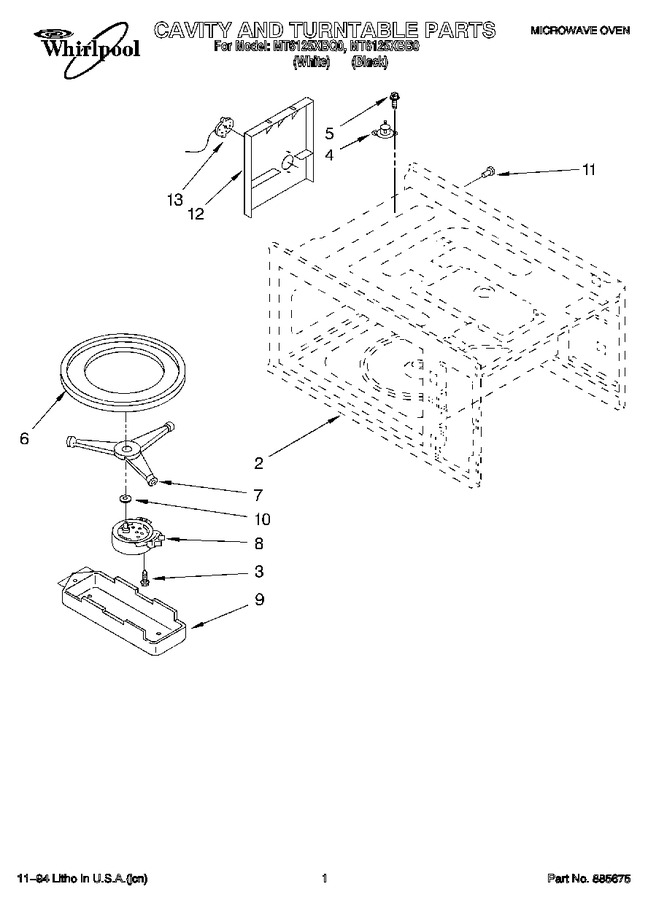 Diagram for MT6125XBQ0