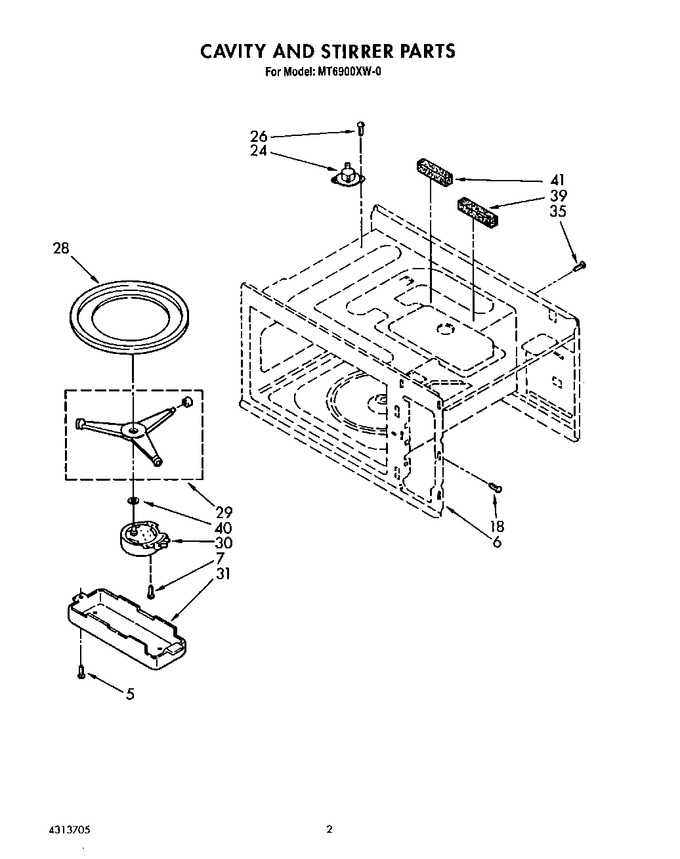 Diagram for MT6900XW0