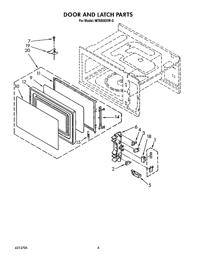 Diagram for MT6900XW0