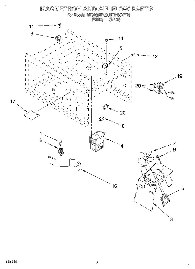 Diagram for MT9160XEB0
