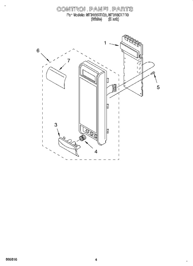Diagram for MT9160XEB0