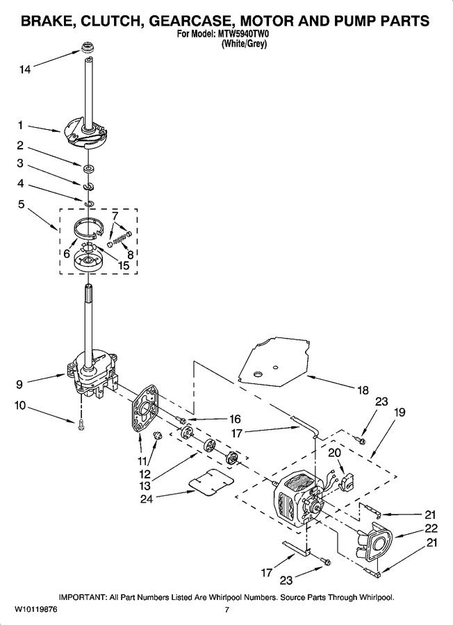 Diagram for MTW5940TW0