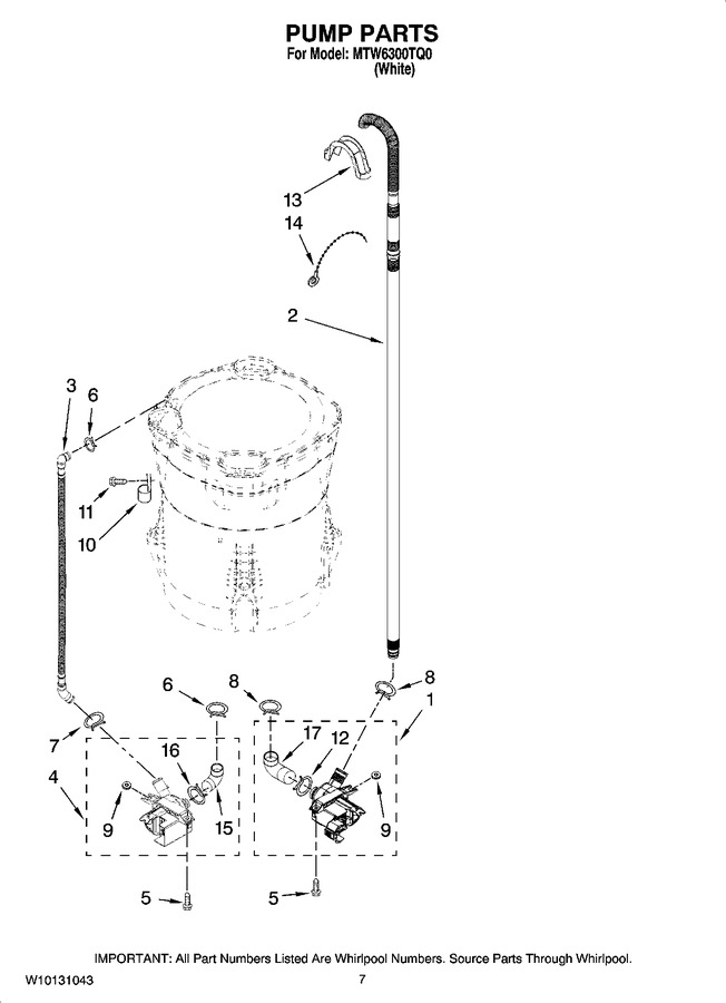 Diagram for MTW6300TQ0