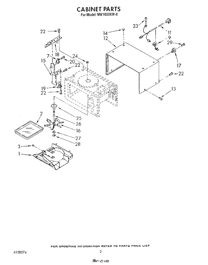 Diagram for MW1000XW0