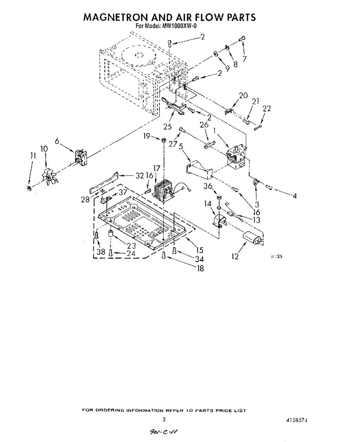 Diagram for MW1000XW0