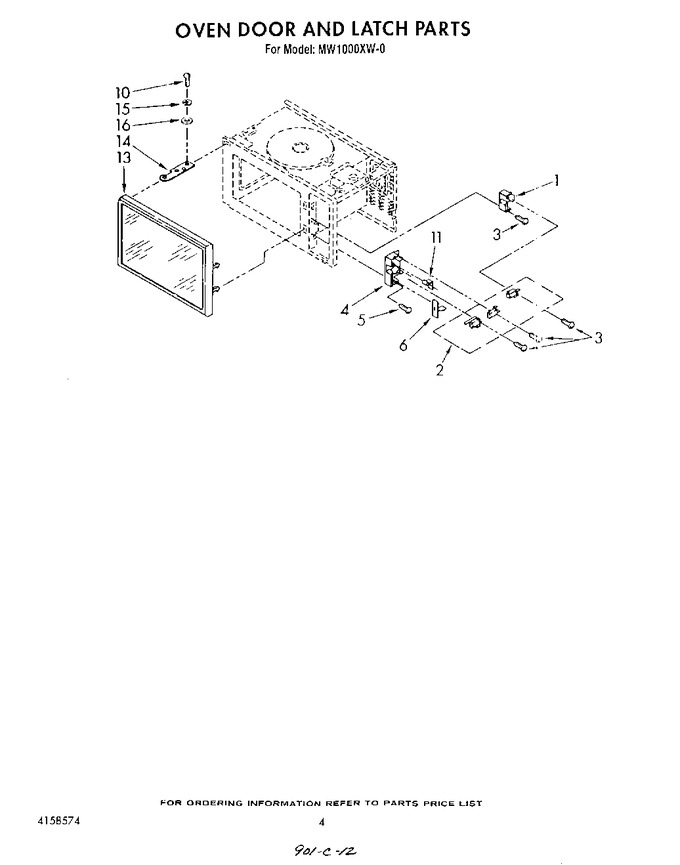 Diagram for MW1000XW0