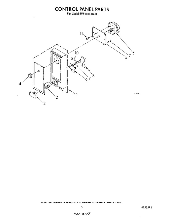 Diagram for MW1000XW0
