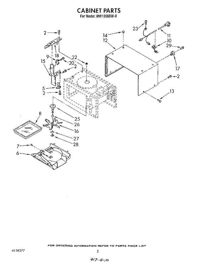Diagram for MW1200XW0