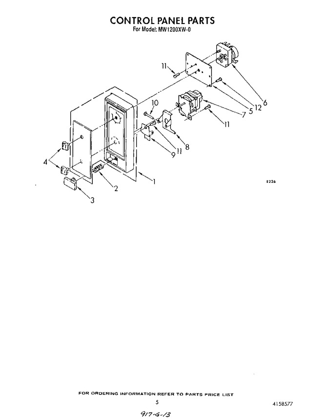Diagram for MW1200XW0