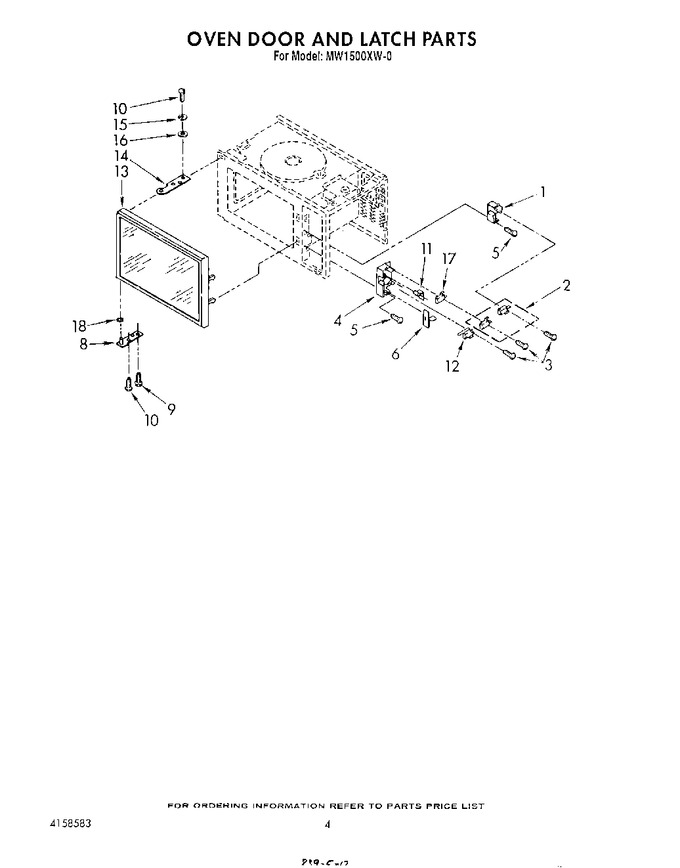Diagram for MW1500XW0