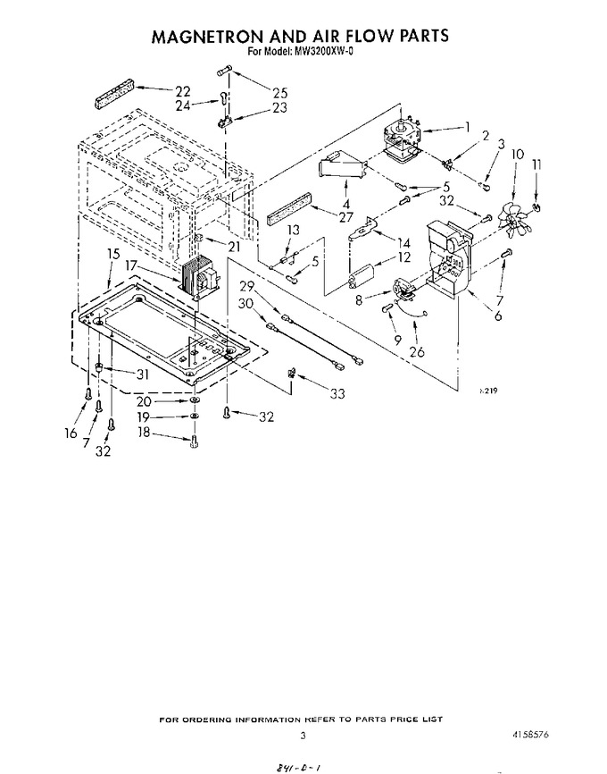 Diagram for MW3200XW0