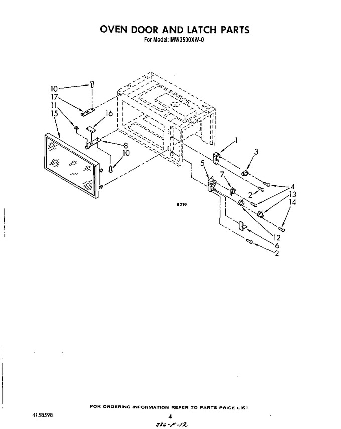 Diagram for MW3500XW0