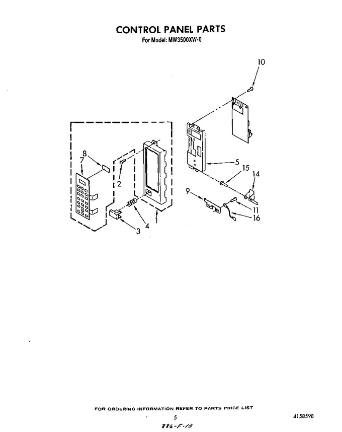 Diagram for MW3500XW0