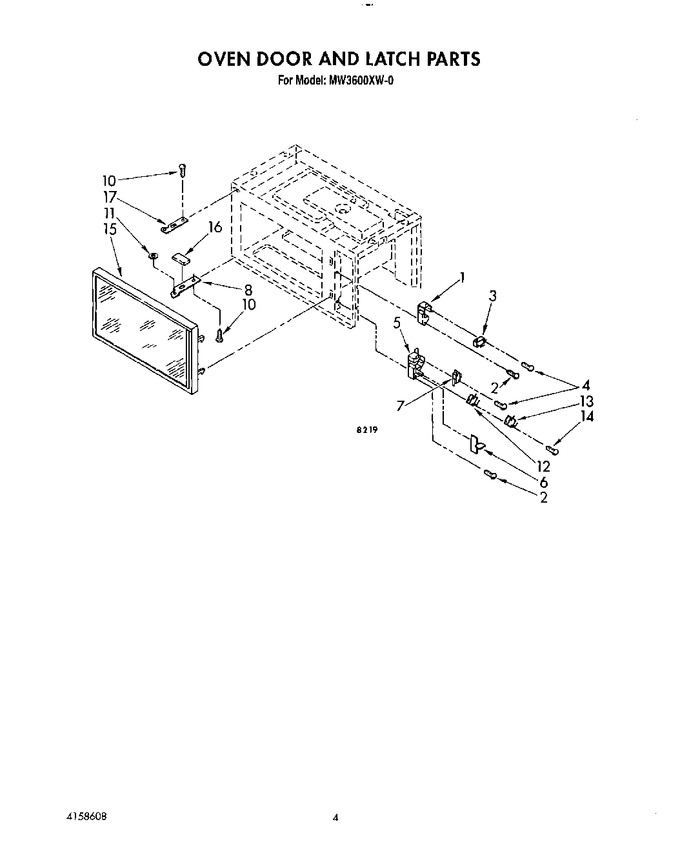 Diagram for MW3600XW0