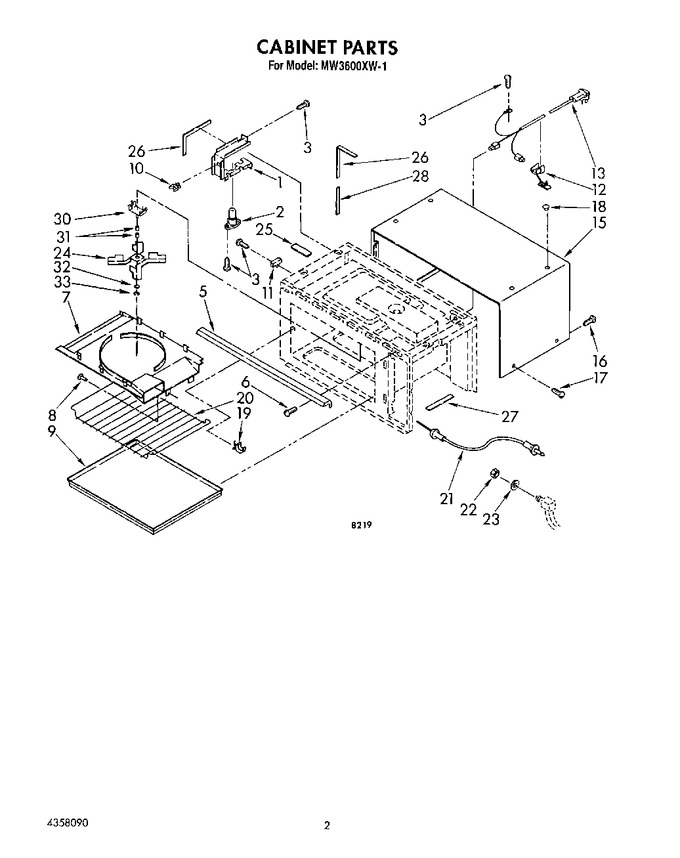 Diagram for MW3600XW1